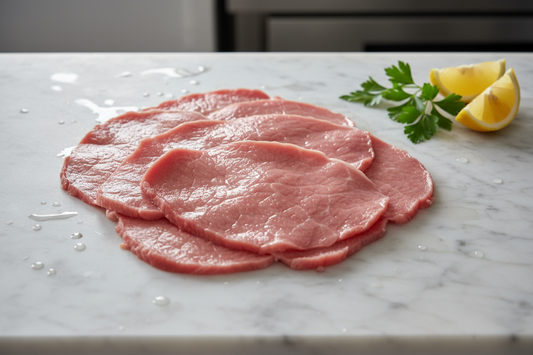 Escalope de veau crue